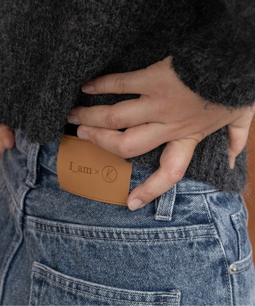 I_am(アイアム)の「semi flare silhouette denim【I_am × kimina】 / セミフレアシルエットデニム(デニムパンツ・レディース・ネイビー/ブルー・X-SMALL/SMALL/MEDIUM)」の8枚目の写真