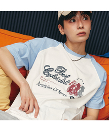 サイクルクラブラグラン半袖Tシャツココナッツホワイト