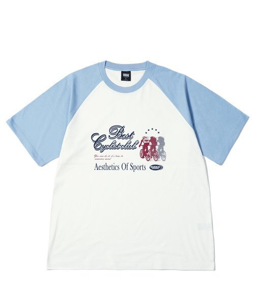 GAKKAI UNIONS(ガッカイユニオンズ)の「サイクルクラブラグラン半袖Tシャツココナッツホワイト(Tシャツ/カットソー・レディース・その他・LARGE/MEDIUM)」の2枚目の写真