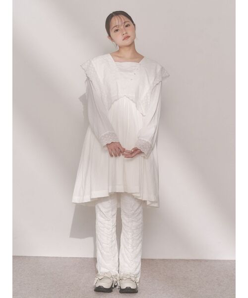 merry jenny（メリージェニー）の「セーラーカラーミニワンピース（ワンピース・レディース・オフホワイト/ミント/ネイビー・FREE）」の9枚目の写真