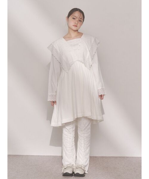 merry jenny（メリージェニー）の「セーラーカラーミニワンピース（ワンピース・レディース・オフホワイト/ミント/ネイビー・FREE）」の8枚目の写真