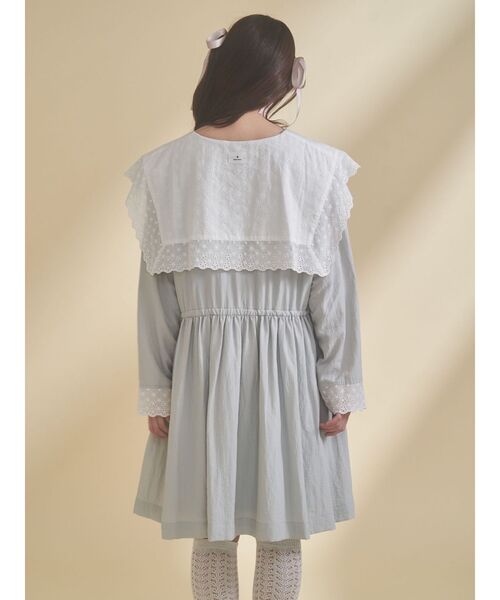 merry jenny（メリージェニー）の「セーラーカラーミニワンピース（ワンピース・レディース・オフホワイト/ミント/ネイビー・FREE）」の5枚目の写真