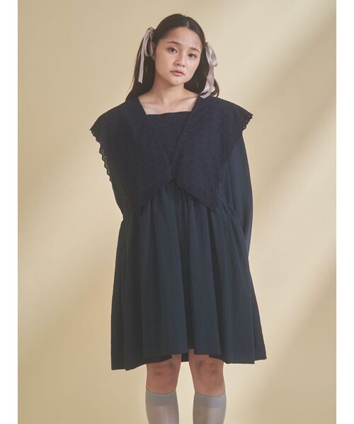 merry jenny（メリージェニー）の「セーラーカラーミニワンピース（ワンピース・レディース・オフホワイト/ミント/ネイビー・FREE）」の15枚目の写真