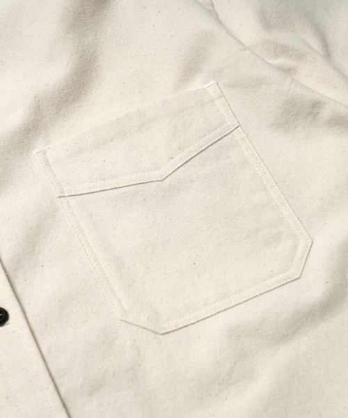 FRIZMWORKS（フリズムワークス）の「FLANNEL FRENCH SHIRT _ NATURAL（シャツ/ブラウス・メンズ・その他・SMALL）」の5枚目の写真