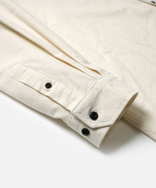 FRIZMWORKS（フリズムワークス）の「FLANNEL FRENCH SHIRT _ NATURAL（シャツ/ブラウス・メンズ・その他・SMALL）」の6枚目の写真