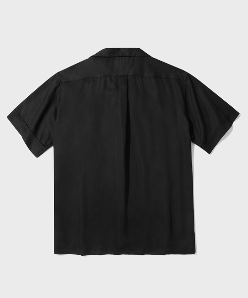 OUTSTANDING(アウトスタンディング)の「2PK CUBAN COLLAR HALF SHIRT_BLACK(シャツ/ブラウス・メンズ・その他・SMALL/MEDIUM/LARGE)」の2枚目の写真