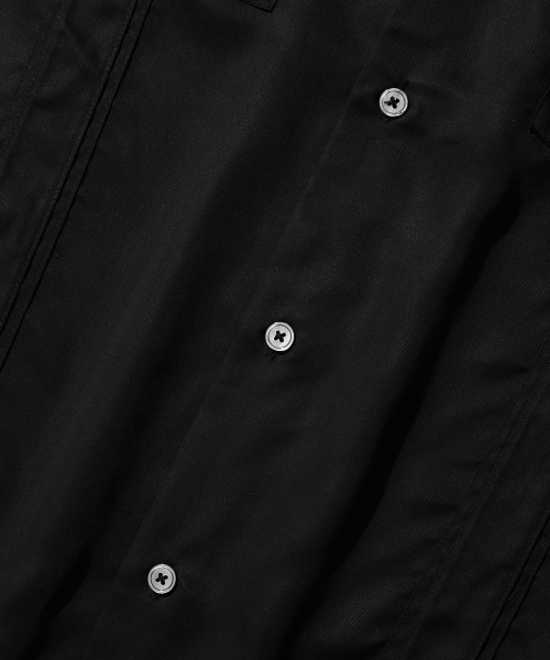 OUTSTANDING(アウトスタンディング)の「2PK CUBAN COLLAR HALF SHIRT_BLACK(シャツ/ブラウス・メンズ・その他・SMALL/MEDIUM/LARGE)」の6枚目の写真