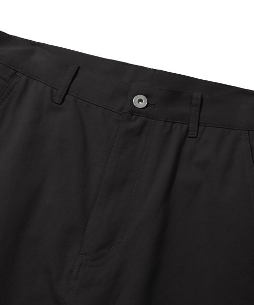 TRILLION(トリリオン)の「サイドタックスナップボタンワイドコットンパンツ(ブラック)(その他パンツ・レディース・その他・MEDIUM/LARGE/X-LARGE)」の6枚目の写真