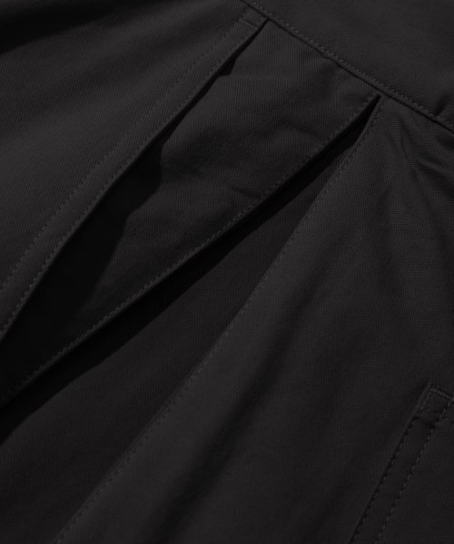 TRILLION(トリリオン)の「サイドタックスナップボタンワイドコットンパンツ(ブラック)(その他パンツ・レディース・その他・MEDIUM/LARGE/X-LARGE)」の8枚目の写真