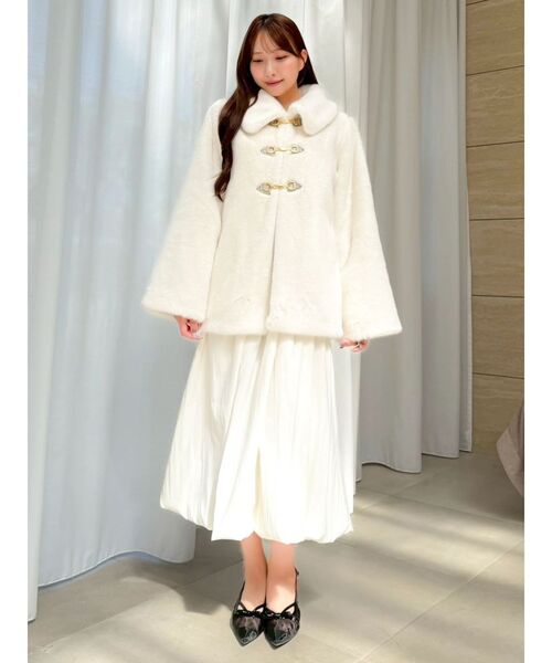 セール】ビットミドルミンクライクファーコート（その他アウター