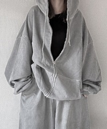 YACA（ヤーカ）の「Pigment Zip Parka/ピグメントジップパーカー【unisex item】（パーカー）」