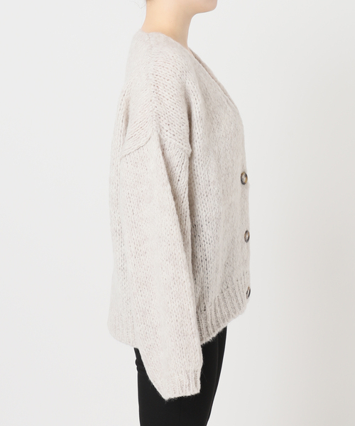 TRICOTS JEAN MARC（トリコットジーンマルク）の「《追加2》【TRICOTS JEAN MARC/トリコットジーンマルク】ボタンツキカーデ（カーディガン/ボレロ・レディース・アイボリー/ブラウン/ブルー/グリーン・FREE）」の18枚目の写真