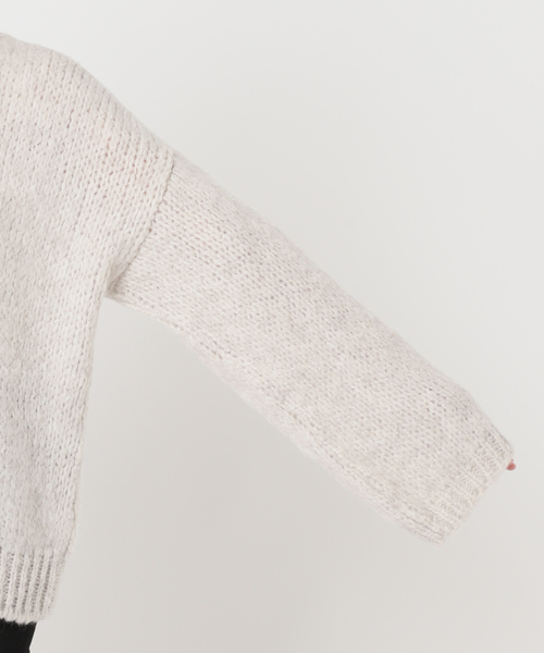 TRICOTS JEAN MARC（トリコットジーンマルク）の「《追加2》【TRICOTS JEAN MARC/トリコットジーンマルク】ボタンツキカーデ（カーディガン/ボレロ・レディース・アイボリー/ブラウン/ブルー/グリーン・FREE）」の19枚目の写真