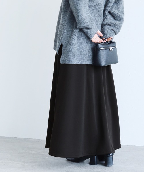 reca（レカ）の「裏シャギーフレアースカート（スカート・レディース・ブラック/チャコールグレー/ライトカーキ・FREE）」の8枚目の写真