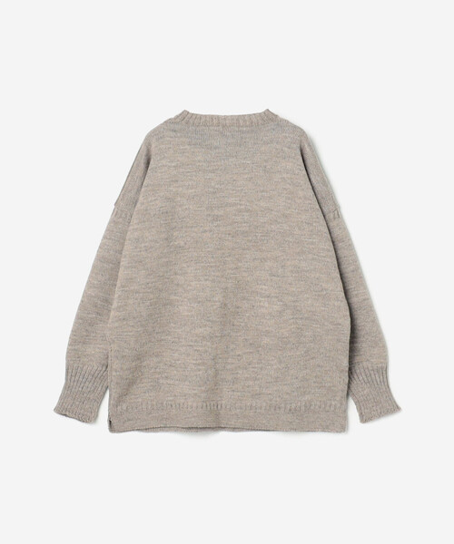 Le Tricoteur（ルトリコチュール）の「Le Tricoteur | 〈別注〉トラディショナル ウールガンジーセーター UNISEX（ニット/セーター・レディース・ネイビー/グレー系その他/ブルー系その他5/Nat/グレー/ピンク系その他/オートミール/グリーン系その他・48/50/52）」の15枚目の写真