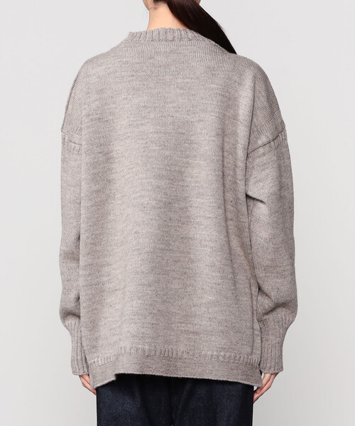 Le Tricoteur（ルトリコチュール）の「Le Tricoteur | 〈別注〉トラディショナル ウールガンジーセーター UNISEX（ニット/セーター・レディース・ネイビー/グレー系その他/ブルー系その他5/Nat/グレー/ピンク系その他/オートミール/グリーン系その他・48/50/52）」の21枚目の写真