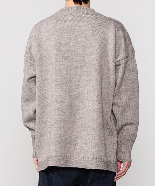 Le Tricoteur（ルトリコチュール）の「Le Tricoteur | 〈別注〉トラディショナル ウールガンジーセーター UNISEX（ニット/セーター・レディース・ネイビー/グレー系その他/ブルー系その他5/Nat/グレー/ピンク系その他/オートミール/グリーン系その他・48/50/52）」の14枚目の写真