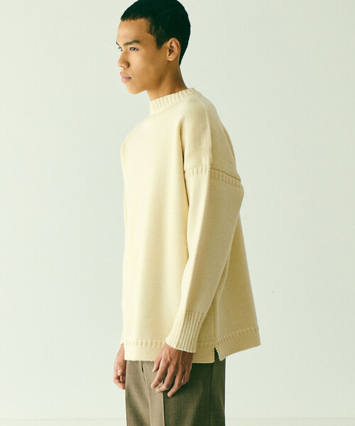 Le Tricoteur | 〈別注〉トラディショナル ウールガンジーセーター