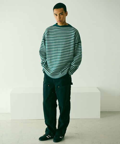 Le Tricoteur（ルトリコチュール）の「Le Tricoteur | 〈別注〉トラディショナル ウールガンジーセーター UNISEX（ニット/セーター・レディース・ネイビー/グレー系その他/ブルー系その他5/Nat/グレー/ピンク系その他/オートミール/グリーン系その他・48/50/52）」の22枚目の写真