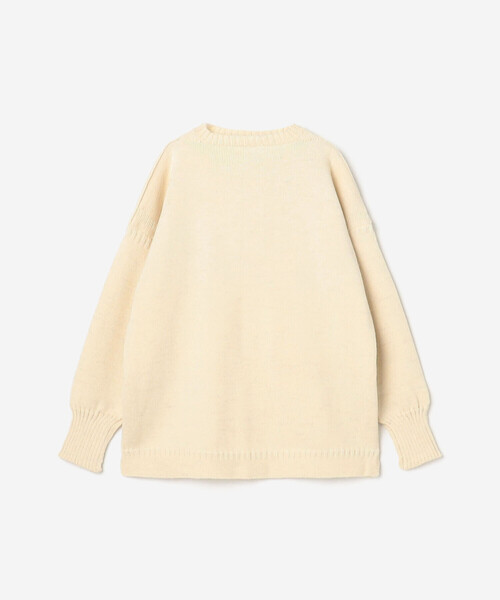 Le Tricoteur（ルトリコチュール）の「Le Tricoteur | 〈別注〉トラディショナル ウールガンジーセーター UNISEX（ニット/セーター・レディース・ネイビー/グレー系その他/ブルー系その他5/Nat/グレー/ピンク系その他/オートミール/グリーン系その他・48/50/52）」の9枚目の写真