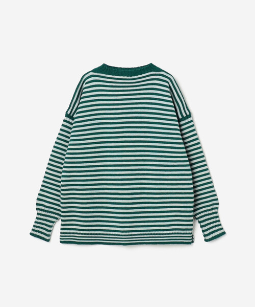 Le Tricoteur（ルトリコチュール）の「Le Tricoteur | 〈別注〉トラディショナル ウールガンジーセーター UNISEX（ニット/セーター・レディース・ネイビー/グレー系その他/ブルー系その他5/Nat/グレー/ピンク系その他/オートミール/グリーン系その他・48/50/52）」の10枚目の写真