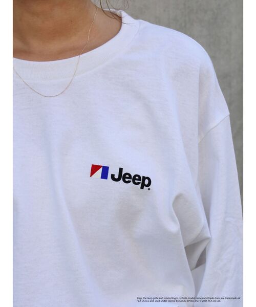 Ungrid（アングリッド）の「JeepロゴロングスリーブTee（Tシャツ/カットソー・レディース・ブラウン/ライトグレー/オフホワイト・FREE）」の10枚目の写真