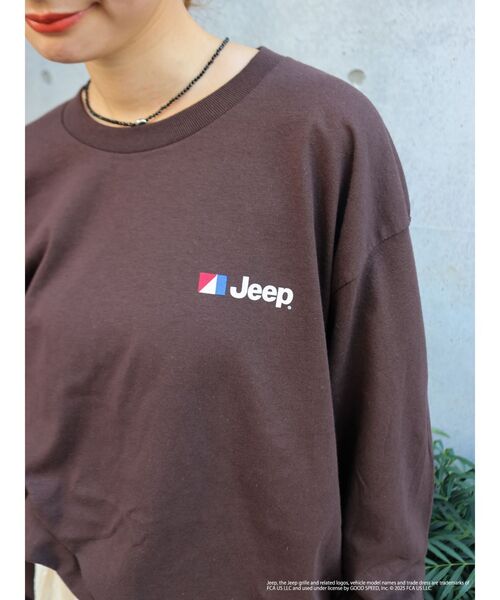 Ungrid（アングリッド）の「JeepロゴロングスリーブTee（Tシャツ/カットソー・レディース・ブラウン/ライトグレー/オフホワイト・FREE）」の17枚目の写真