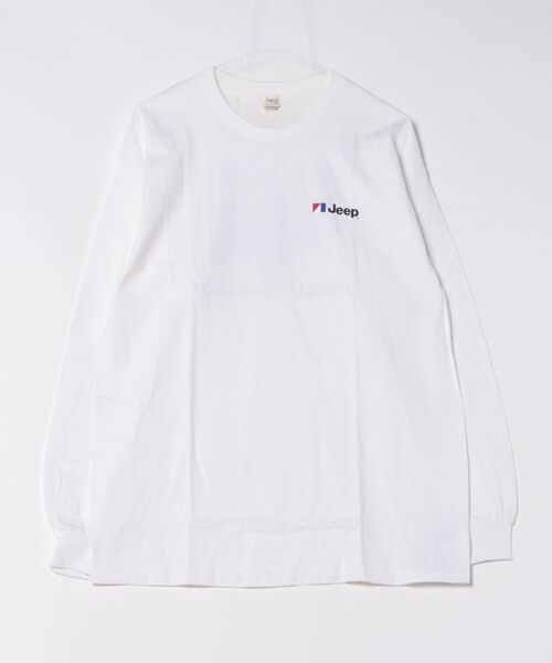Ungrid（アングリッド）の「JeepロゴロングスリーブTee（Tシャツ/カットソー・レディース・ブラウン/ライトグレー/オフホワイト・FREE）」の4枚目の写真