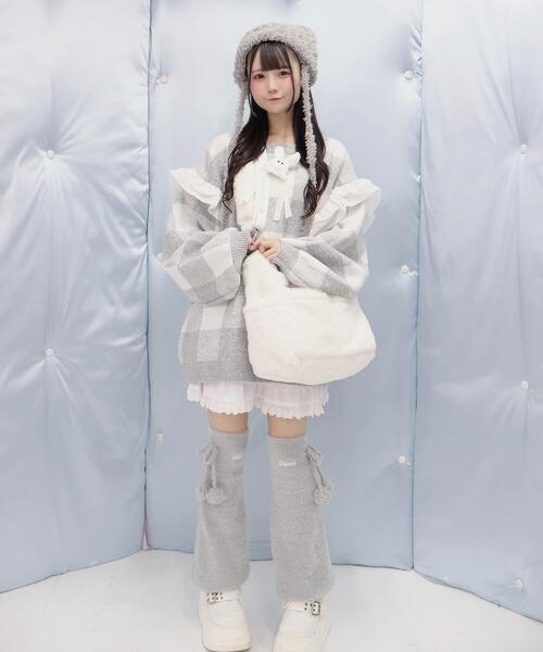 Whinny(ホワイニー)の「Whinny/《2WAY仕様♪》すやすや脱ニートバッグ♪(ショルダーバッグ・レディース・ホワイト/ブラック/サックスブルー・FREE)」の5枚目の写真