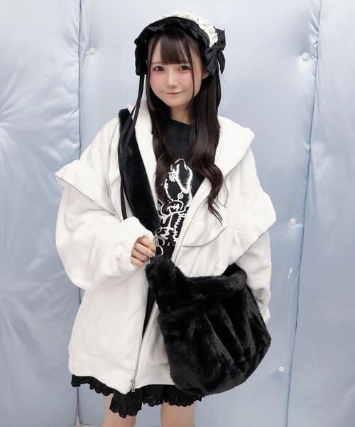 Whinny(ホワイニー)の「Whinny/《2WAY仕様♪》すやすや脱ニートバッグ♪(ショルダーバッグ・レディース・ホワイト/ブラック/サックスブルー・FREE)」の14枚目の写真