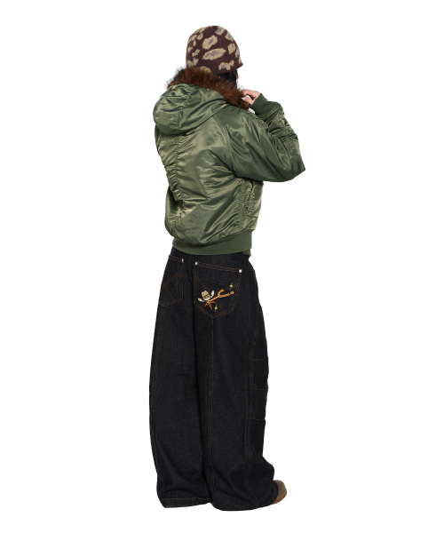 AAKAM(アーカム)の「Camouflage Fuzzy Beanie (Brown)(ニットキャップ/ビーニー・レディース・その他・FREE)」の4枚目の写真