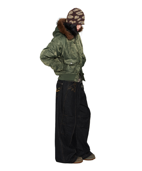 AAKAM(アーカム)の「Camouflage Fuzzy Beanie (Brown)(ニットキャップ/ビーニー・レディース・その他・FREE)」の5枚目の写真