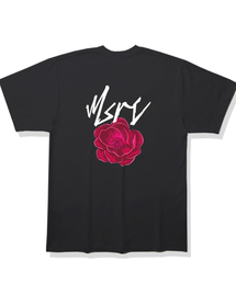 MSRC フラワーベリーピンクTシャツ ブラック