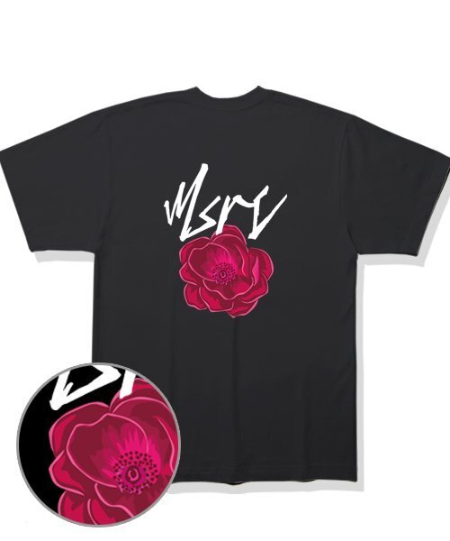 MONSTER REPUBLIC（モンスターリパブリック）の「MSRC フラワーベリーピンクTシャツ ブラック（Tシャツ/カットソー・レディース・その他・X-LARGE/LARGE/MEDIUM/SMALL）」の2枚目の写真