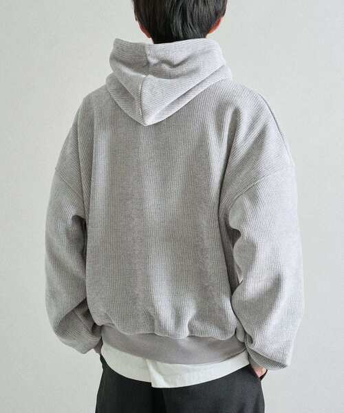 CRAFT STANDARD BOUTIQUE(クラフトスタンダードブティック)の「裏フリースモールパーカー(パーカー・メンズ・ライトグレー/ブラウン/ブラック・M/L/XL)」の21枚目の写真