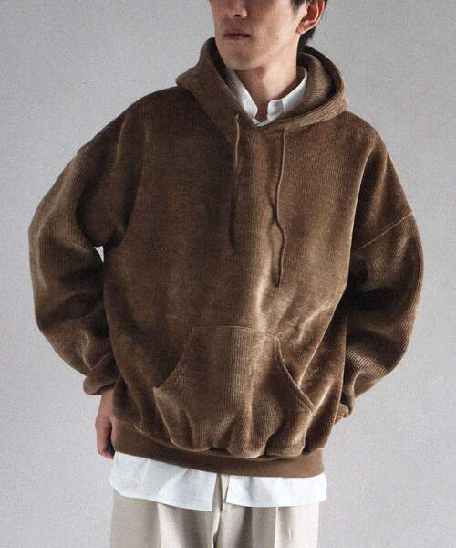 CRAFT STANDARD BOUTIQUE(クラフトスタンダードブティック)の「裏フリースモールパーカー(パーカー・メンズ・ライトグレー/ブラウン/ブラック・M/L/XL)」の17枚目の写真