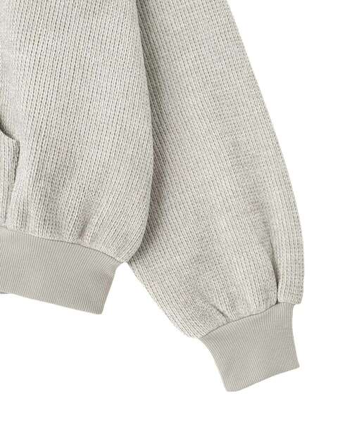 CRAFT STANDARD BOUTIQUE(クラフトスタンダードブティック)の「裏フリースモールパーカー(パーカー・メンズ・ライトグレー/ブラウン/ブラック・M/L/XL)」の8枚目の写真