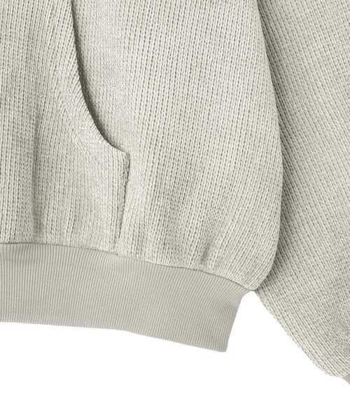 CRAFT STANDARD BOUTIQUE(クラフトスタンダードブティック)の「裏フリースモールパーカー(パーカー・メンズ・ライトグレー/ブラウン/ブラック・M/L/XL)」の7枚目の写真