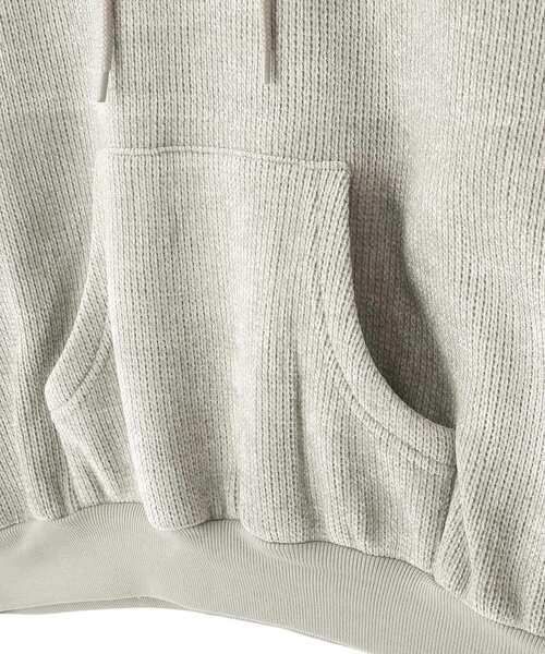 CRAFT STANDARD BOUTIQUE(クラフトスタンダードブティック)の「裏フリースモールパーカー(パーカー・メンズ・ライトグレー/ブラウン/ブラック・M/L/XL)」の6枚目の写真