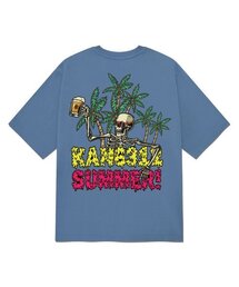 KGTN0213 スカルスウィング 20番手 半袖Tシャツ ブルー