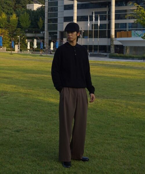 DRAW FIT（ドローフィット）の「ウールPBTハーフカラーニット[ブラック]（ポロシャツ・メンズ・その他・X-LARGE/LARGE/MEDIUM）」の11枚目の写真