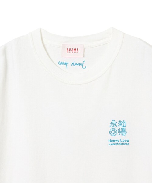 BEAMS RECORDS(ビームスレコーズ)の「【COLLABORATION】Jonah Yano × BEAMS RECORDS Tシャツ(Tシャツ/カットソー・メンズ・ホワイト/ブルー・SMALL/MEDIUM/LARGE/X-LARGE)」の16枚目の写真