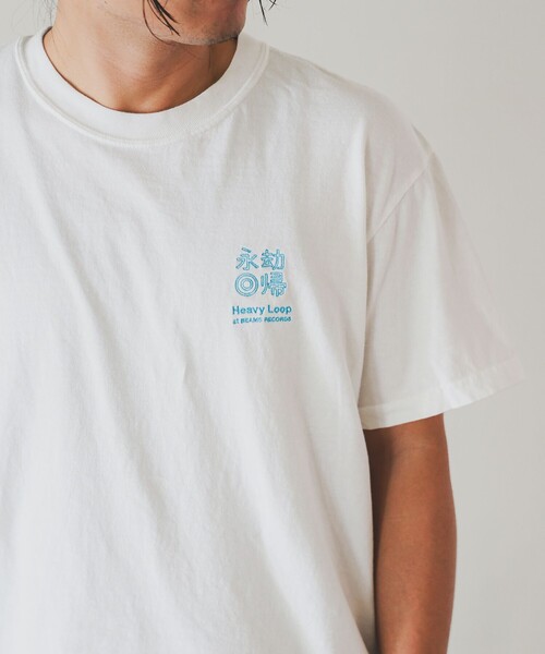 BEAMS RECORDS(ビームスレコーズ)の「【COLLABORATION】Jonah Yano × BEAMS RECORDS Tシャツ(Tシャツ/カットソー・メンズ・ホワイト/ブルー・SMALL/MEDIUM/LARGE/X-LARGE)」の12枚目の写真