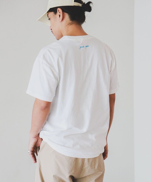 BEAMS RECORDS(ビームスレコーズ)の「【COLLABORATION】Jonah Yano × BEAMS RECORDS Tシャツ(Tシャツ/カットソー・メンズ・ホワイト/ブルー・SMALL/MEDIUM/LARGE/X-LARGE)」の11枚目の写真
