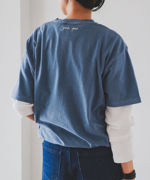 BEAMS RECORDS(ビームスレコーズ)の「【COLLABORATION】Jonah Yano × BEAMS RECORDS Tシャツ(Tシャツ/カットソー・メンズ・ホワイト/ブルー・SMALL/MEDIUM/LARGE/X-LARGE)」の6枚目の写真