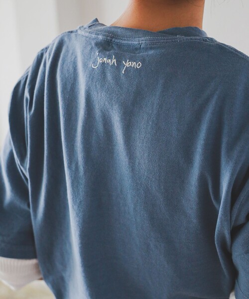 BEAMS RECORDS(ビームスレコーズ)の「【COLLABORATION】Jonah Yano × BEAMS RECORDS Tシャツ(Tシャツ/カットソー・メンズ・ホワイト/ブルー・SMALL/MEDIUM/LARGE/X-LARGE)」の5枚目の写真