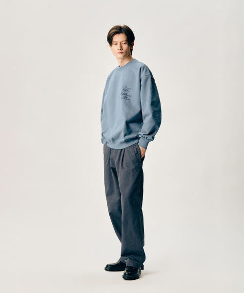 ESPIONAGE（エスピオナジ）の「Cocktail Lounge Heavyweight Sweatshirt Vintage Blue（スウェット・レディース・その他・MEDIUM/LARGE/X-LARGE）」の10枚目の写真