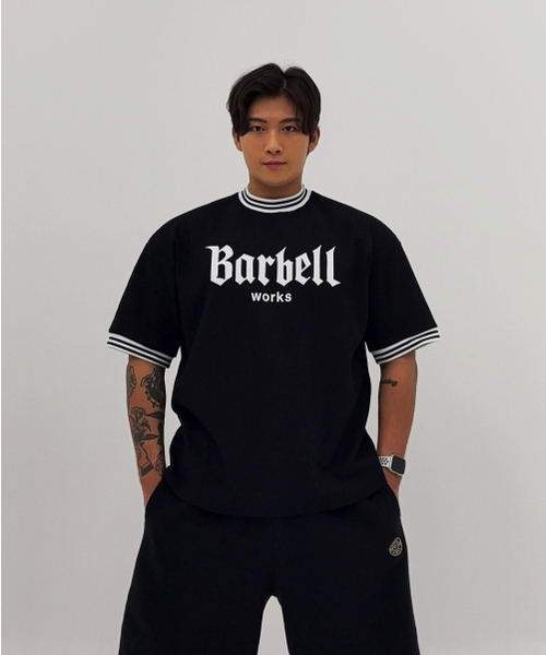 BARBELLWORKS(バーベルワークス)の「ソロナ ヨコ リンガーオーバーフィット(Tシャツ/カットソー・メンズ・ホワイト/ブラック・LARGE/X-LARGE)」の3枚目の写真