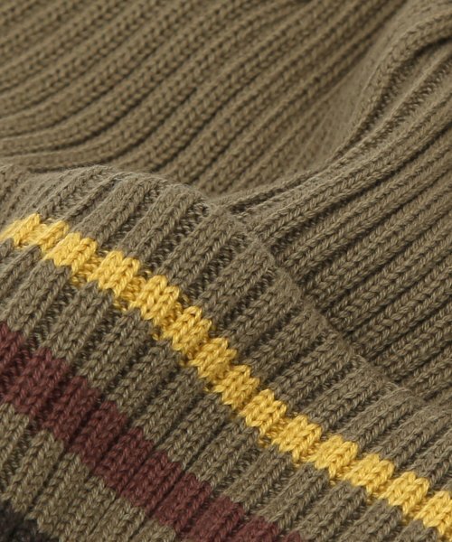 UNDERCONTROL(アンダーコントロール)の「四季用ビーニー BEANIE / フローラルスクリプト / M ストライプ / L オリーブ(ニットキャップ/ビーニー・メンズ・その他・FREE)」の5枚目の写真