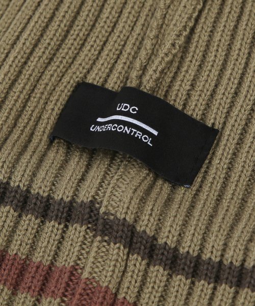 UNDERCONTROL(アンダーコントロール)の「四季用ビーニー BEANIE / フローラルスクリプト / M ストライプ / L オリーブ(ニットキャップ/ビーニー・メンズ・その他・FREE)」の6枚目の写真